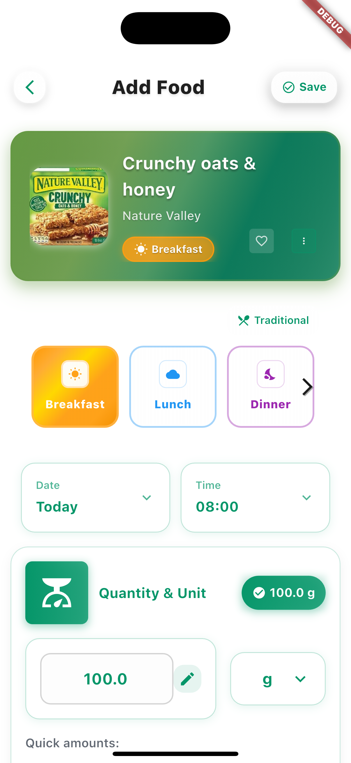 Food Tracking Screenshot 5