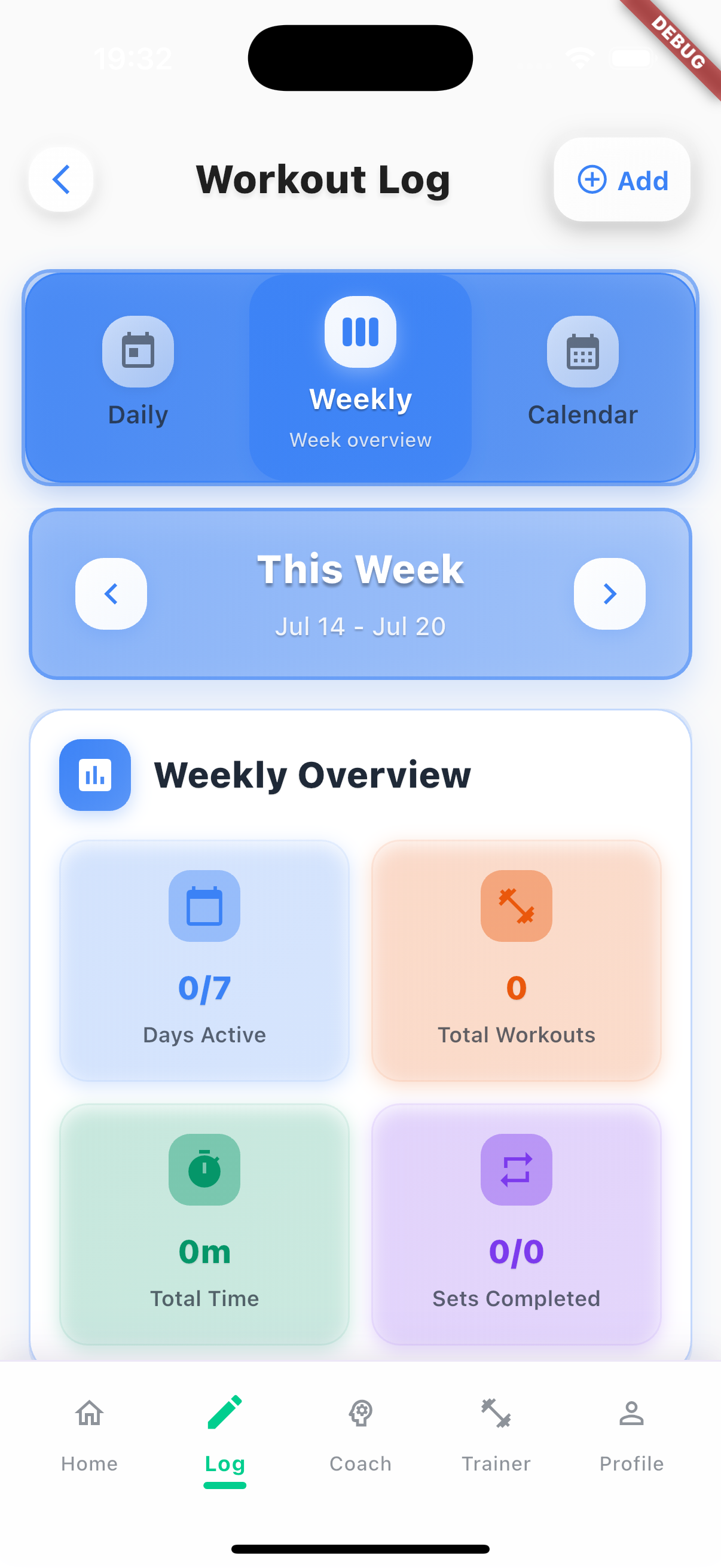 Workout Tracking Screenshot 2